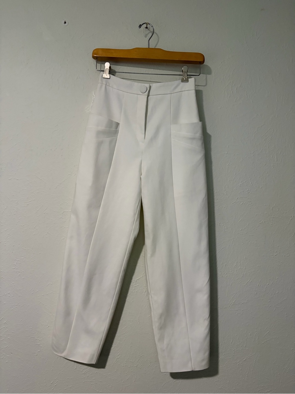 IORANE White Tailored Trousers Size 36\XS